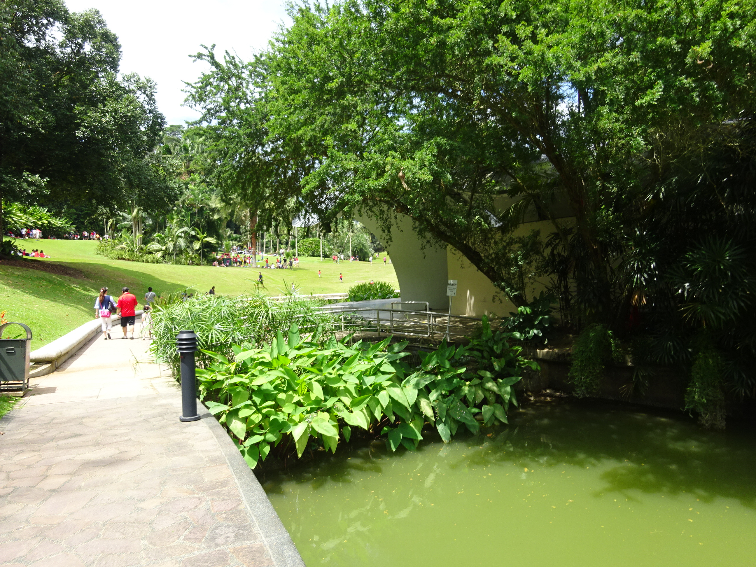 シンガポール植物園（ボタニック　ガーデンズ）の敷地内