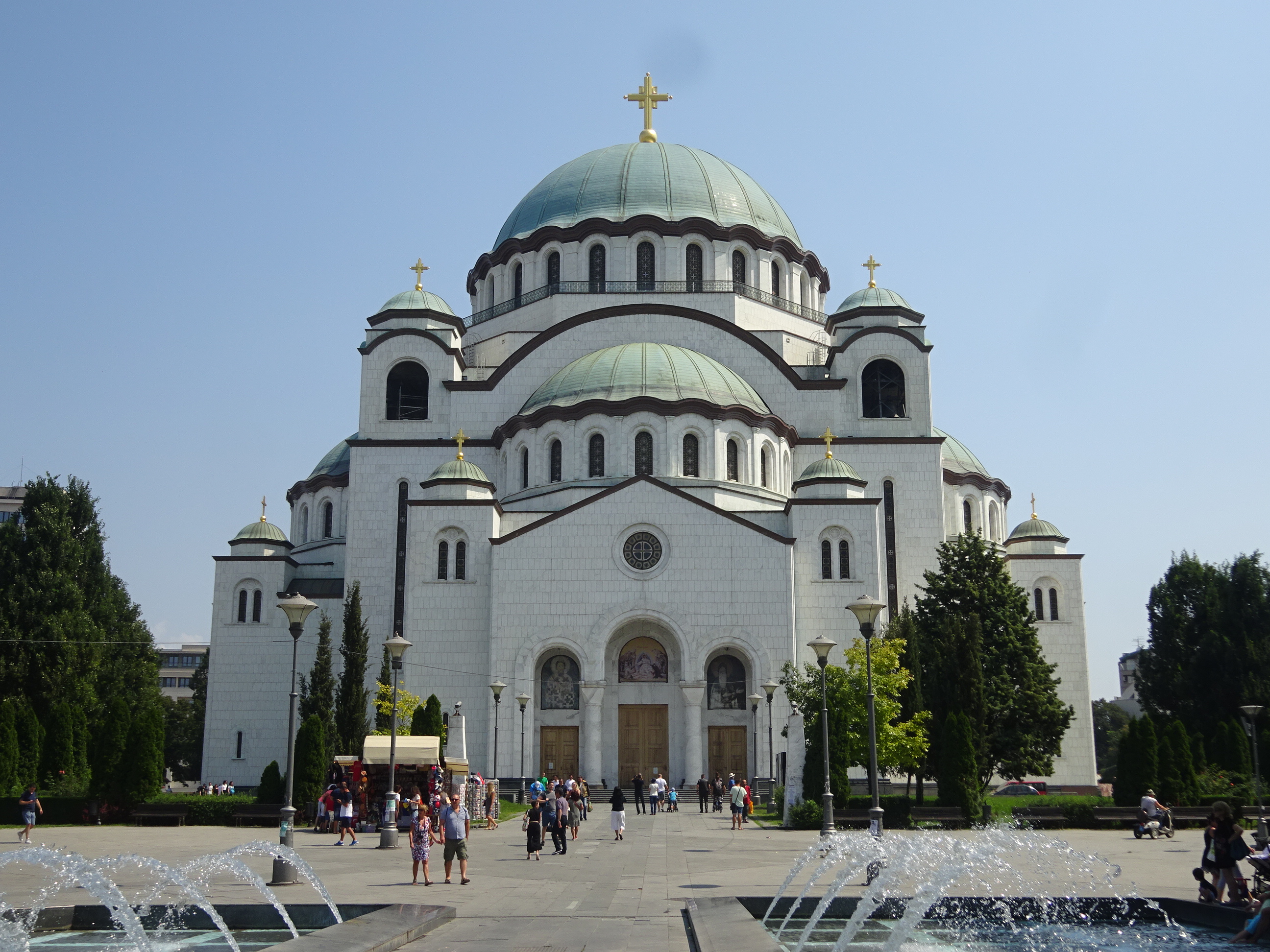セルビアのベオグラードの観光でかかせない「聖サヴァ大聖堂」