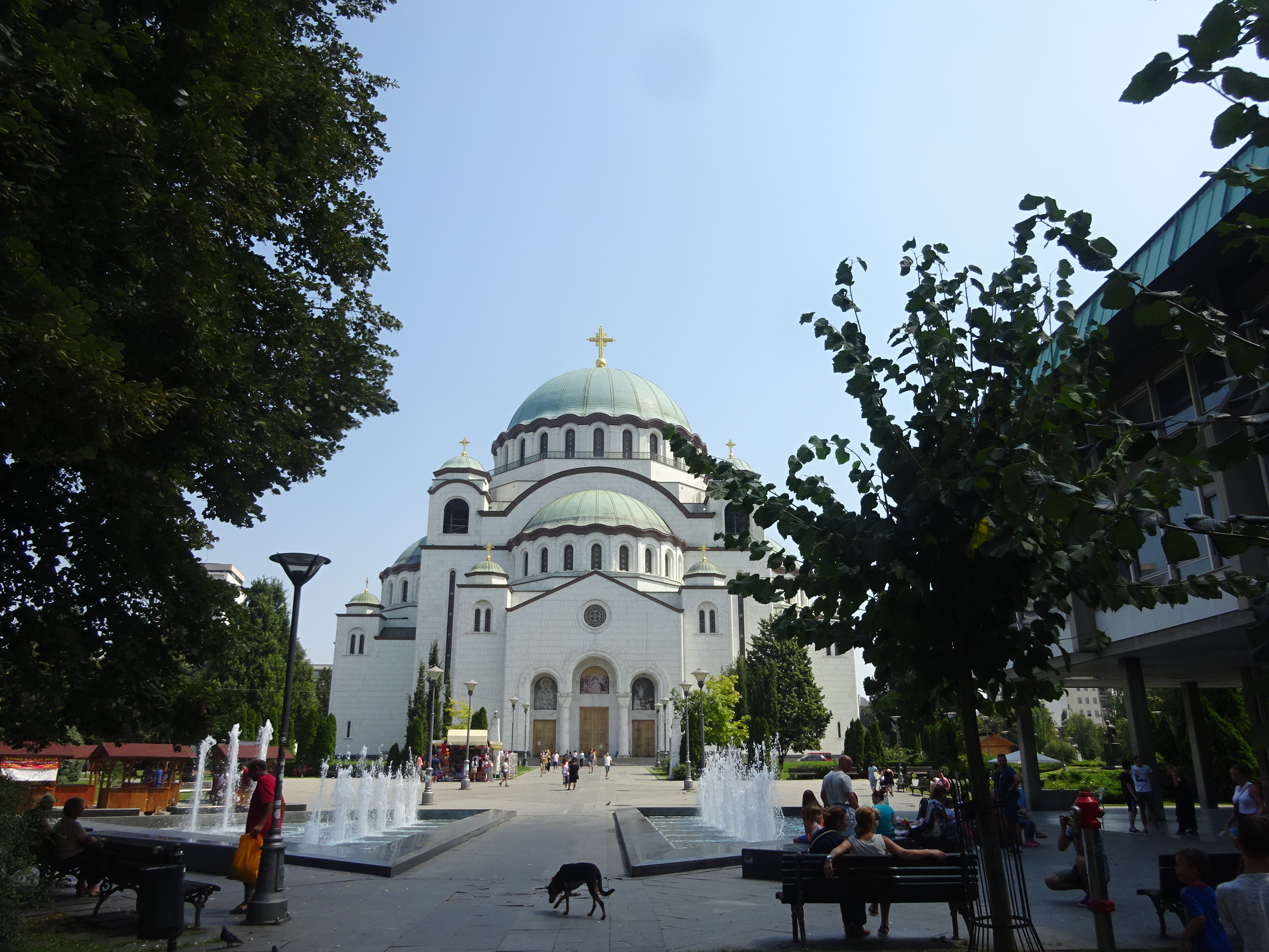 ベオグラードの観光のカナメ「聖サヴァ大聖堂」